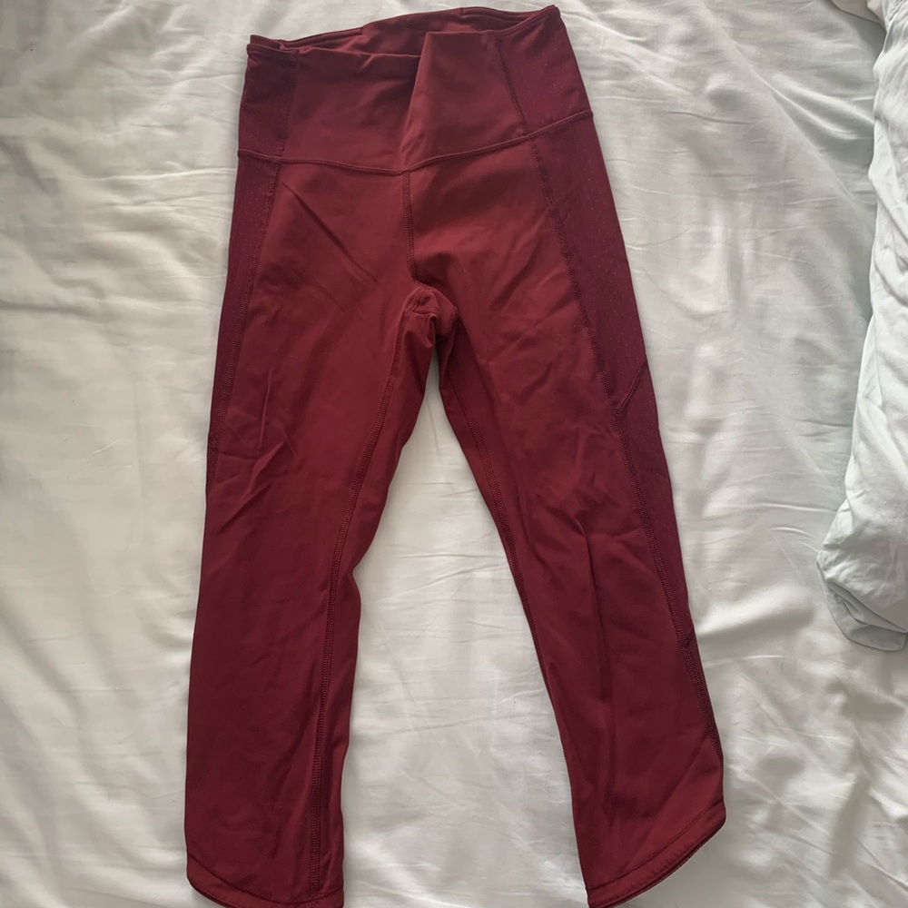 Lululemon Cropped Mesh Tights